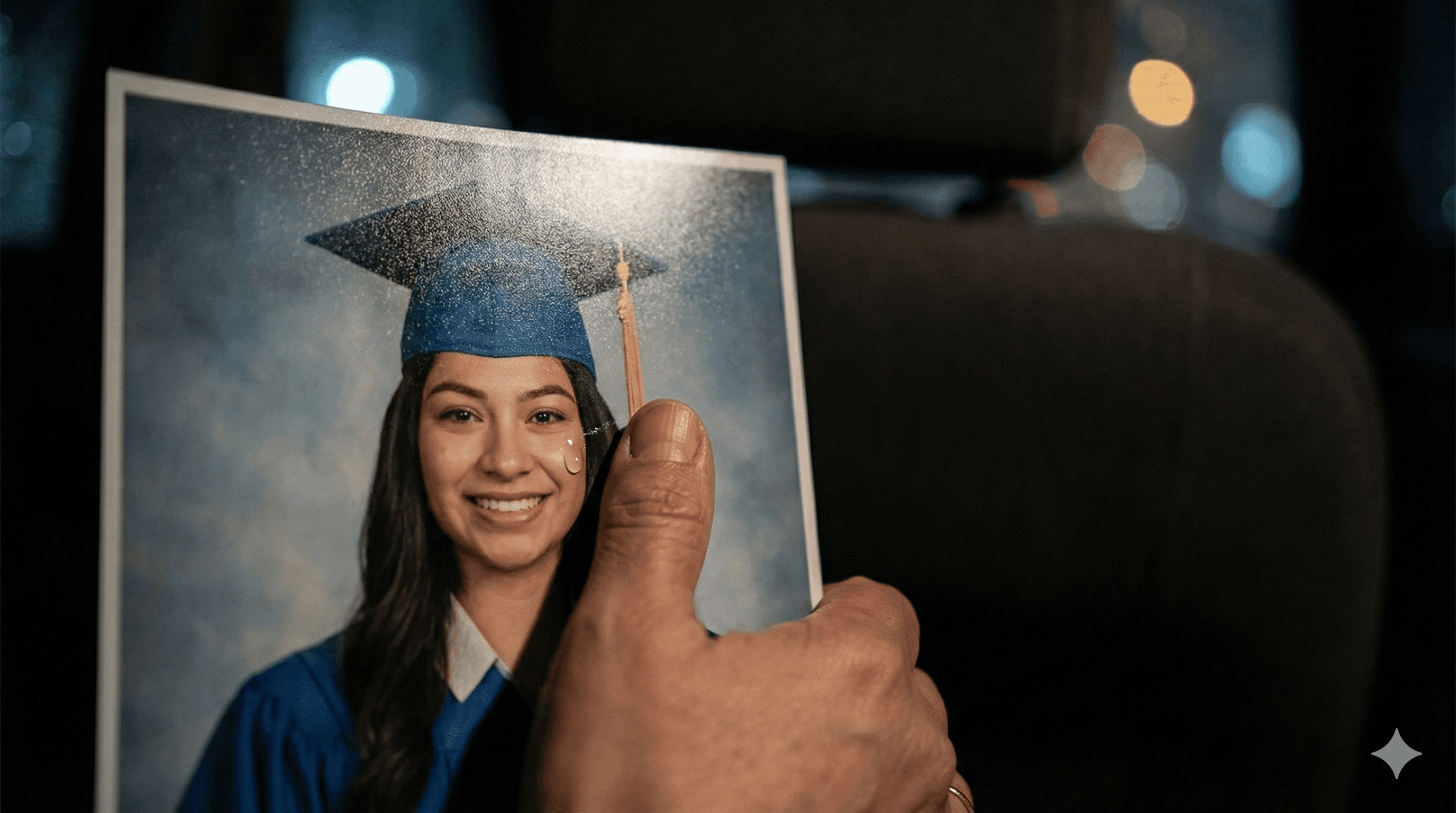 Close: Maria's face, whispering apology, grief overwhelming.